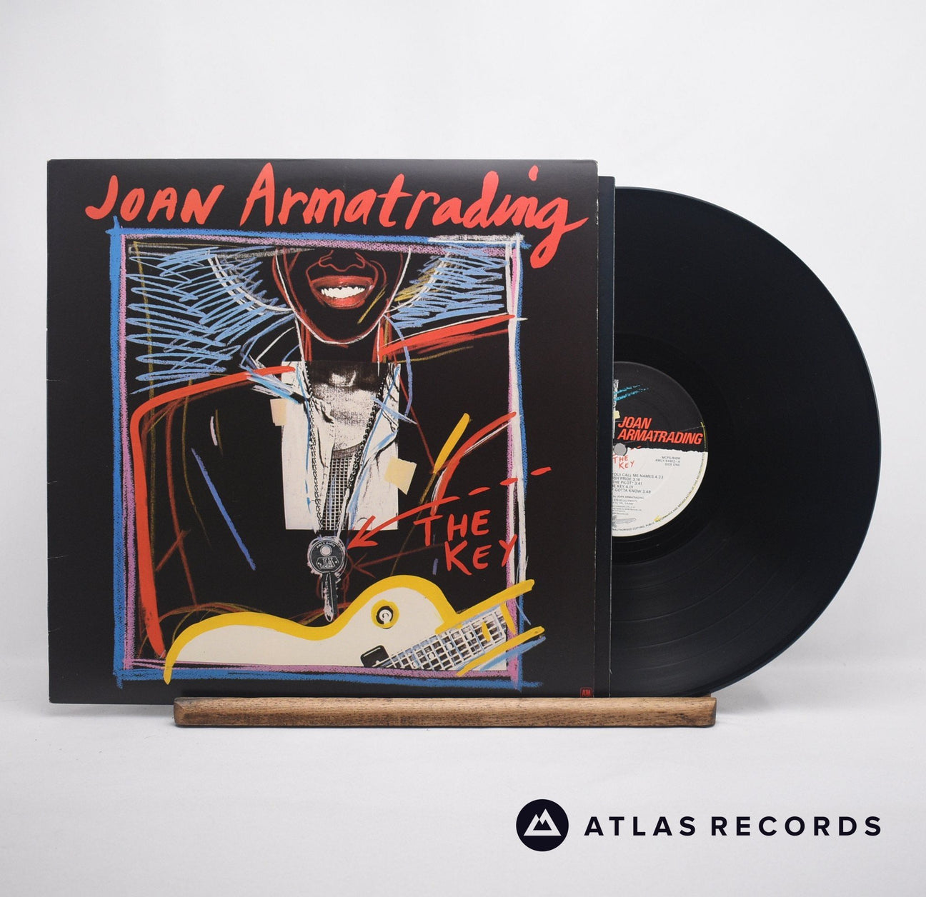 Joan Armatrading The Key LP Vinyl Record - Front Cover & Record