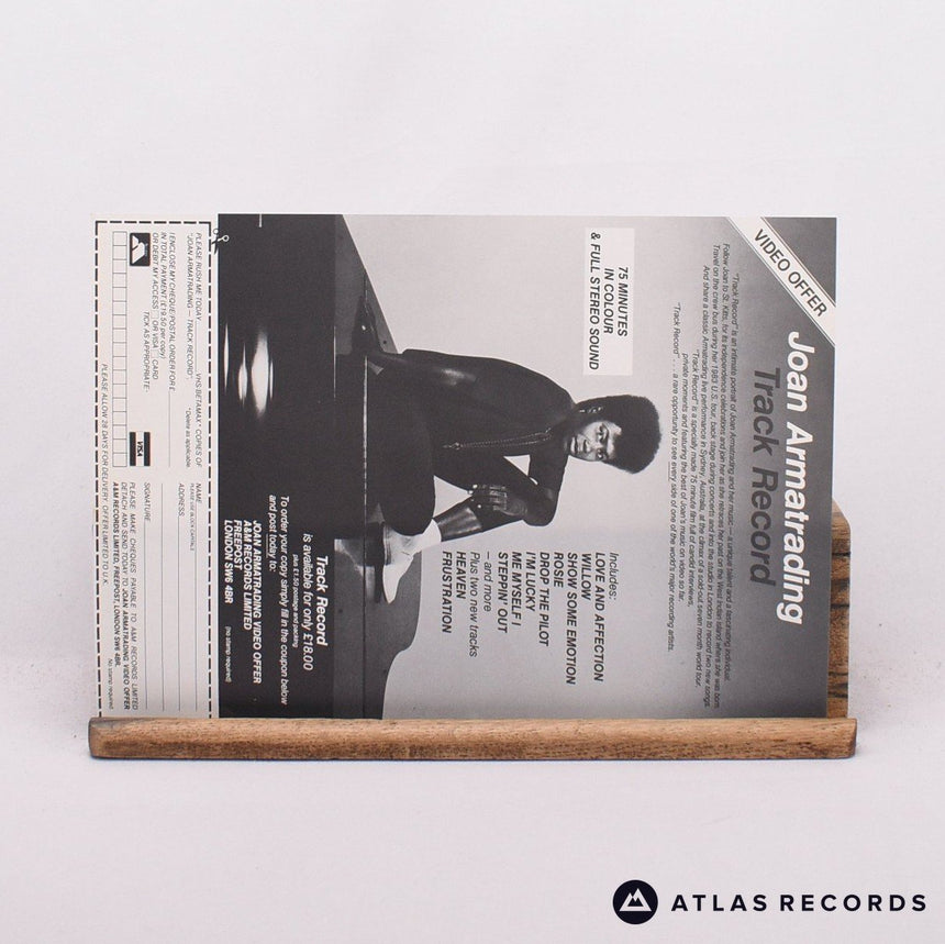Joan Armatrading - Track Record - Insert LP Vinyl Record - EX/NM