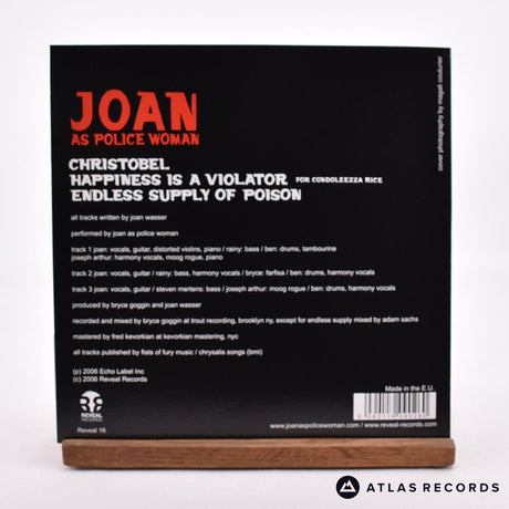 Joan As Police Woman - Christobel - 7" Vinyl Record - NM/NM