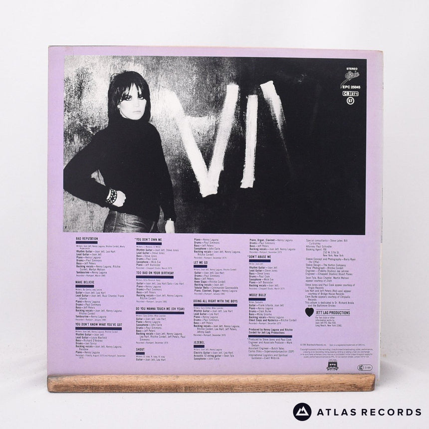 Joan Jett - Bad Reputation - LP Vinyl Record - EX/EX