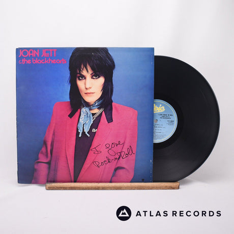 Joan Jett & The Blackhearts I Love Rock 'N Roll LP Vinyl Record - Front Cover & Record