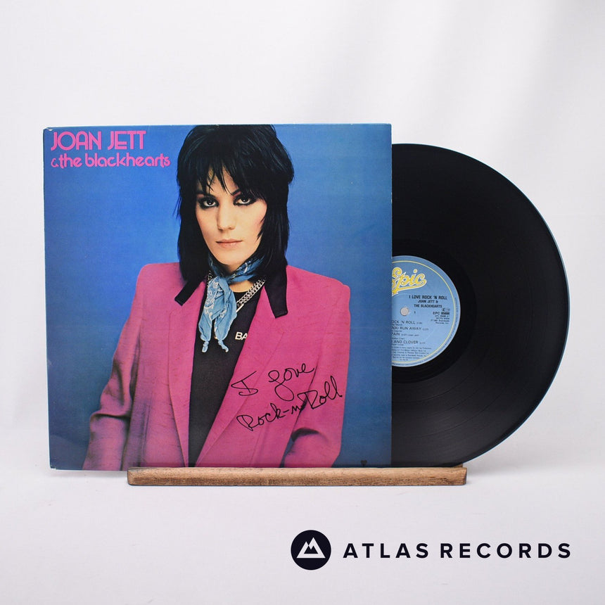 Joan Jett & The Blackhearts I Love Rock 'N Roll LP Vinyl Record - Front Cover & Record