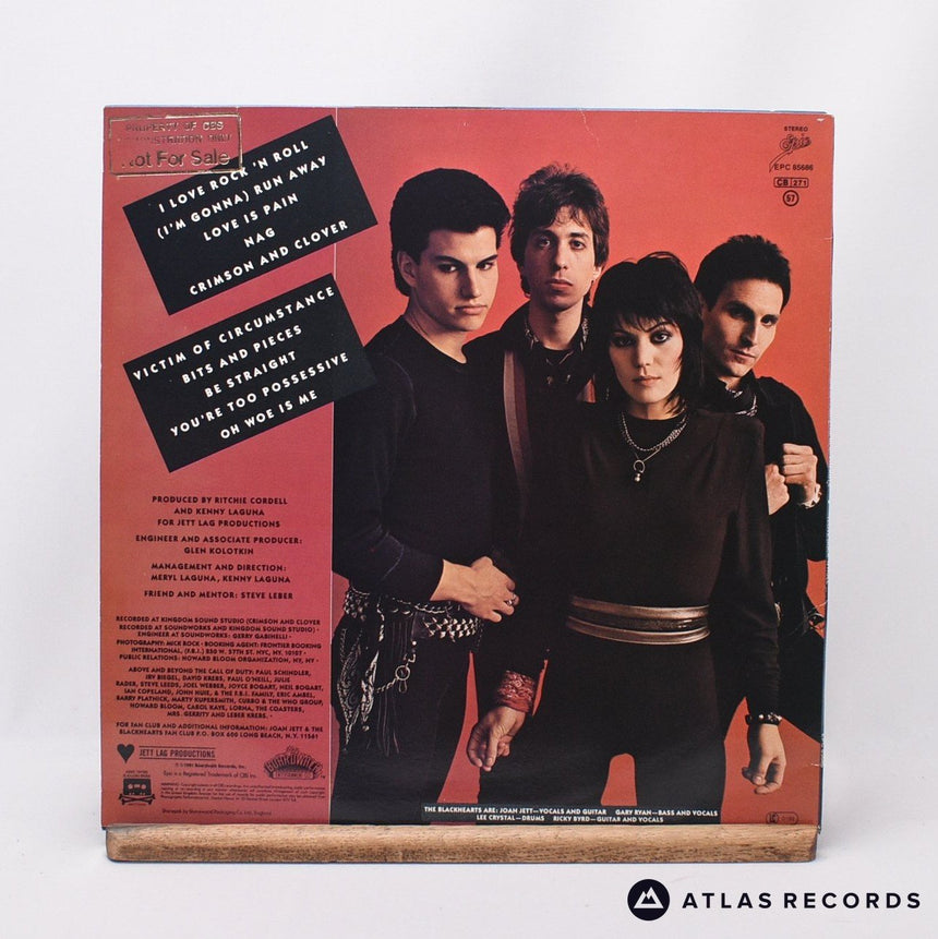 Joan Jett & The Blackhearts - I Love Rock 'N Roll - LP Vinyl Record - EX/EX