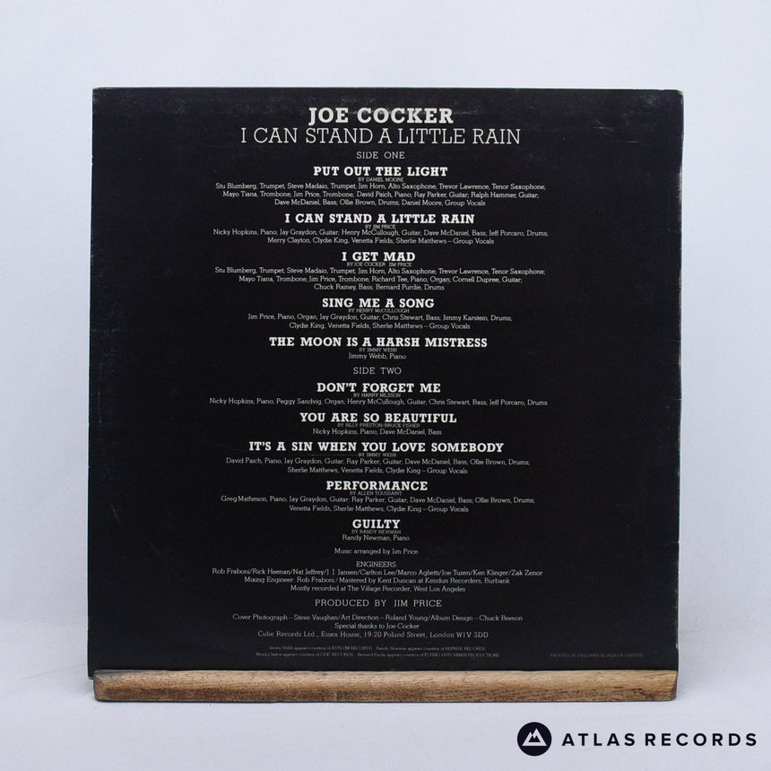 Joe Cocker - I Can Stand A Little Rain - Porky LP Vinyl Record - VG+/VG+