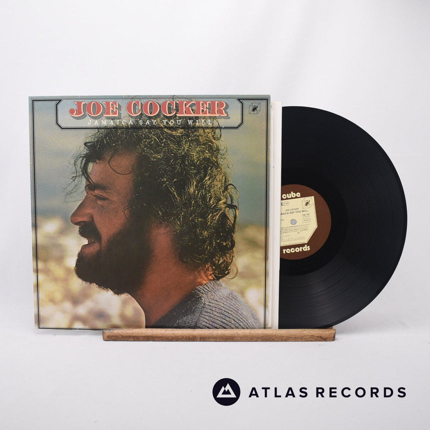 Joe Cocker Jamaica Say You Will LP Vinyl Record - Front Cover & Record