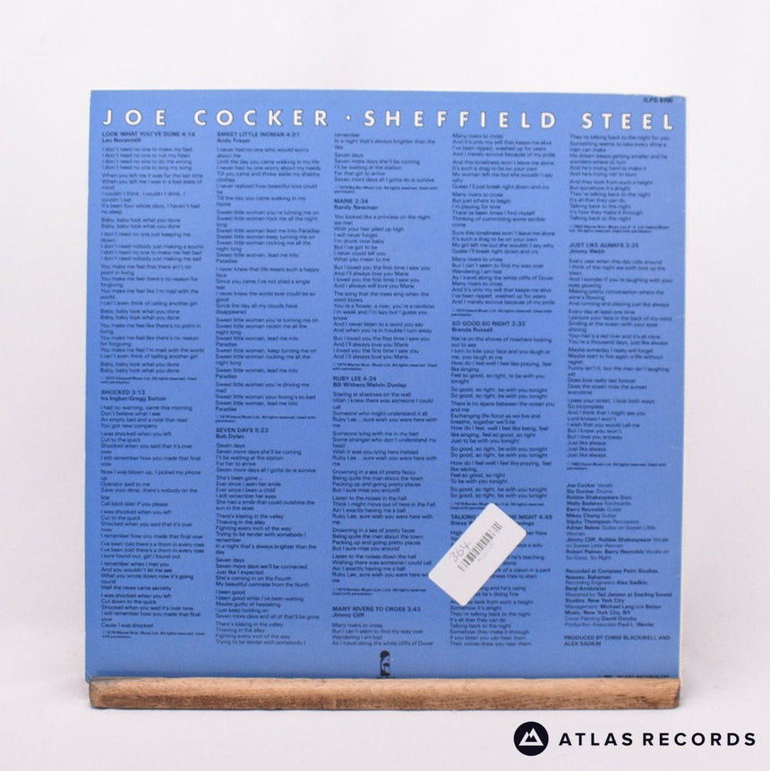 Joe Cocker - Sheffield Steel - LP Vinyl Record - EX/VG+