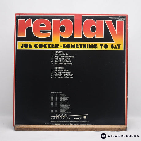 Joe Cocker - Something To Say - LP Vinyl Record - VG+/EX
