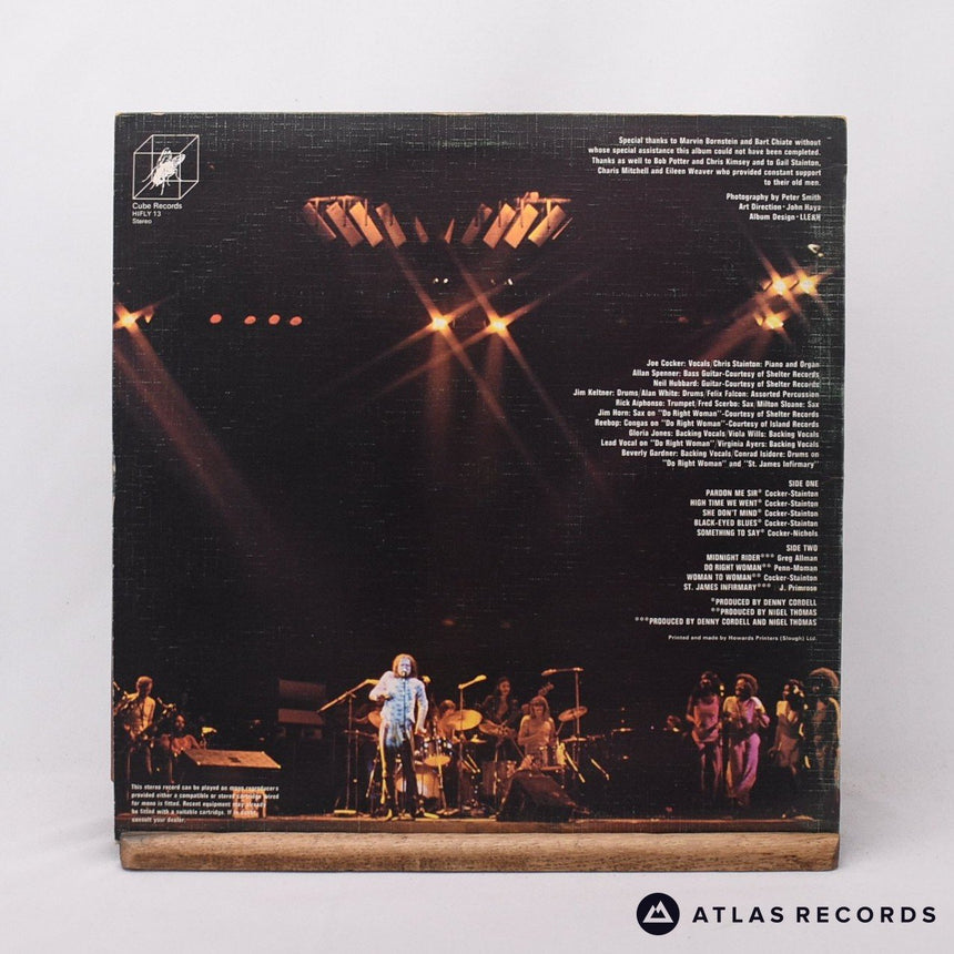 Joe Cocker - Something To Say - Textured Sleeve LP Vinyl Record - VG+/EX