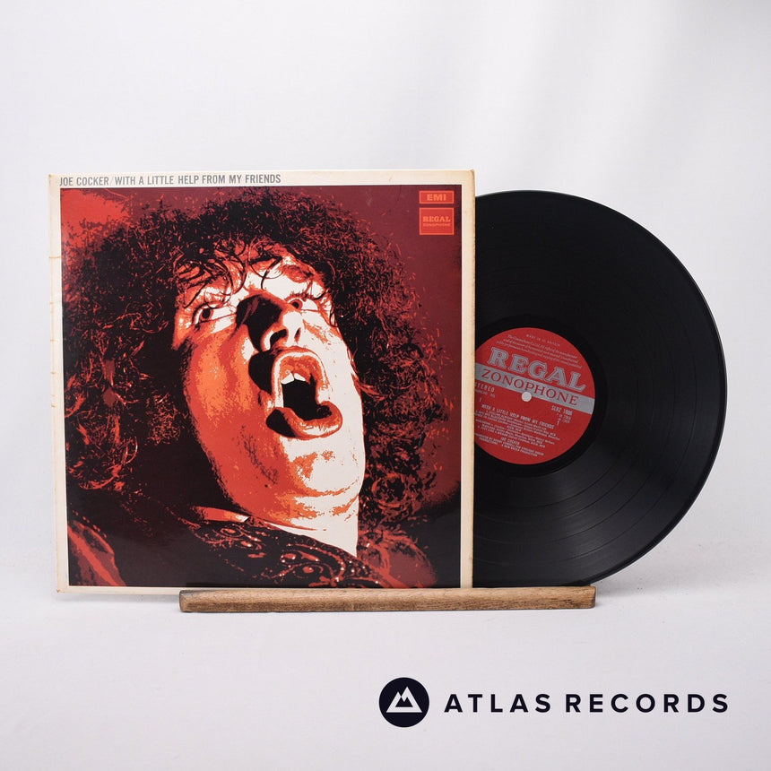 Joe Cocker With A Little Help From My Friends LP Vinyl Record - Front Cover & Record