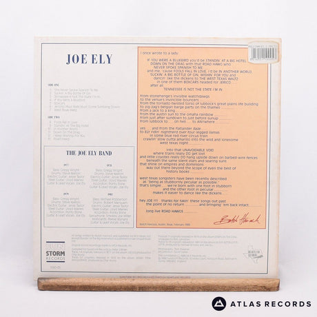Joe Ely - Milkshakes & Malts - Mpo Porky LP Vinyl Record - EX/EX