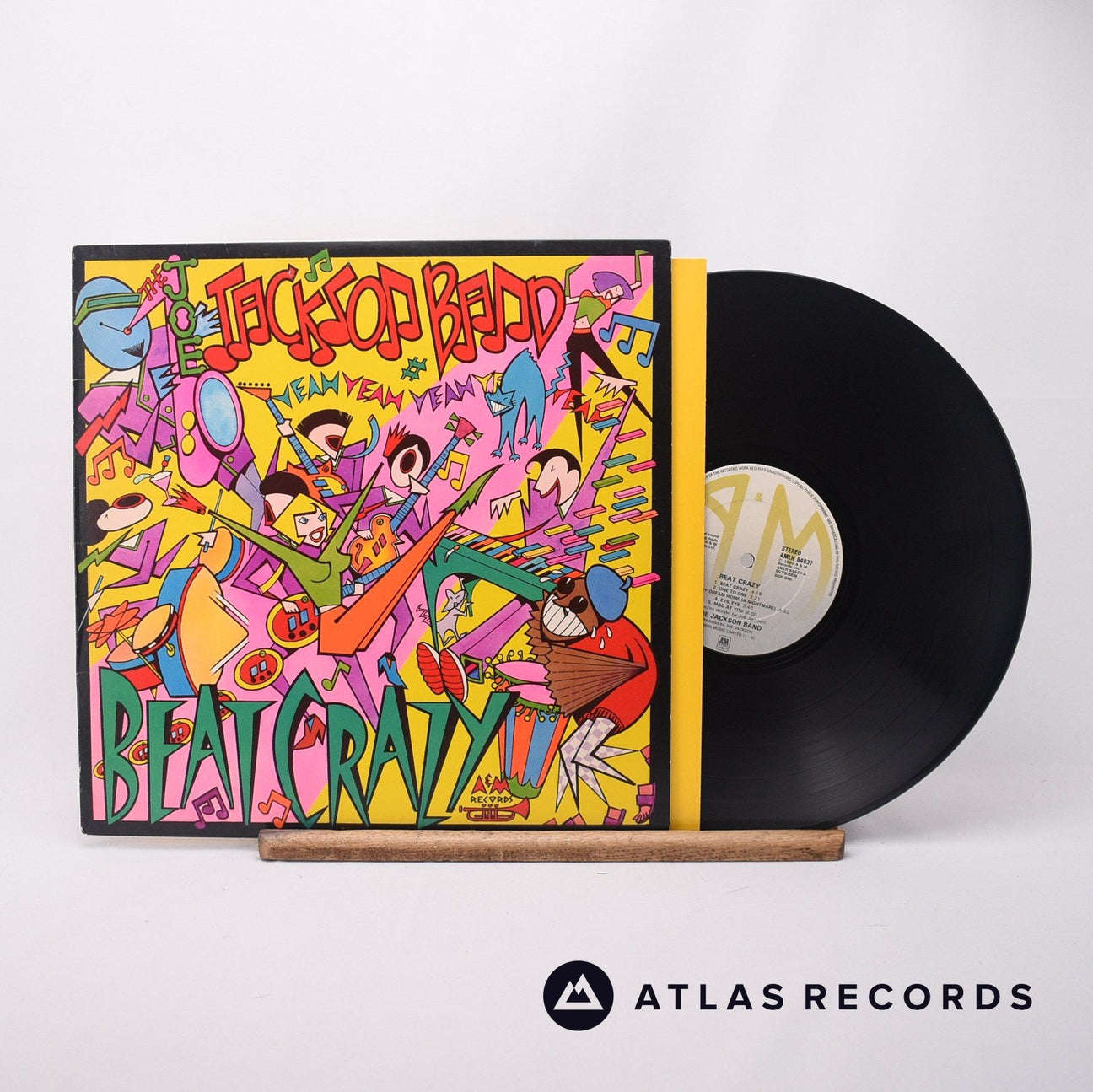 Joe Jackson Band Beat Crazy LP Vinyl Record - Front Cover & Record