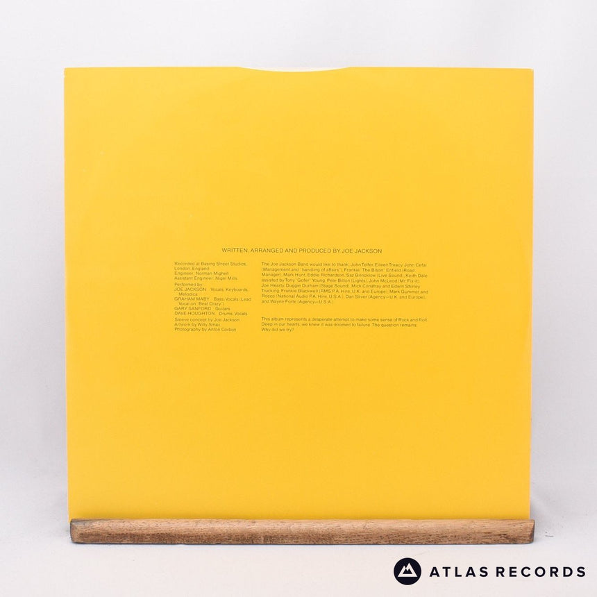 Joe Jackson Band - Beat Crazy - LP Vinyl Record - VG+/EX