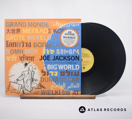 Joe Jackson Big World 2 x LP Vinyl Record - Front Cover & Record