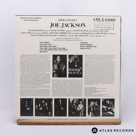 Joe Jackson - Body And Soul - LP Vinyl Record - VG+/EX