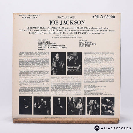 Joe Jackson - Body And Soul - LP Vinyl Record - VG+/EX