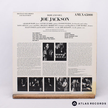 Joe Jackson - Body And Soul - LP Vinyl Record - EX/EX