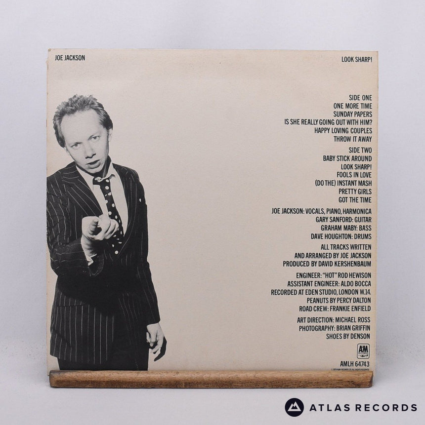 Joe Jackson - Look Sharp! - LP Vinyl Record - VG+/EX