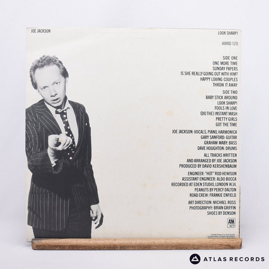 Joe Jackson - Look Sharp! - Repress LP Vinyl Record - VG+/EX