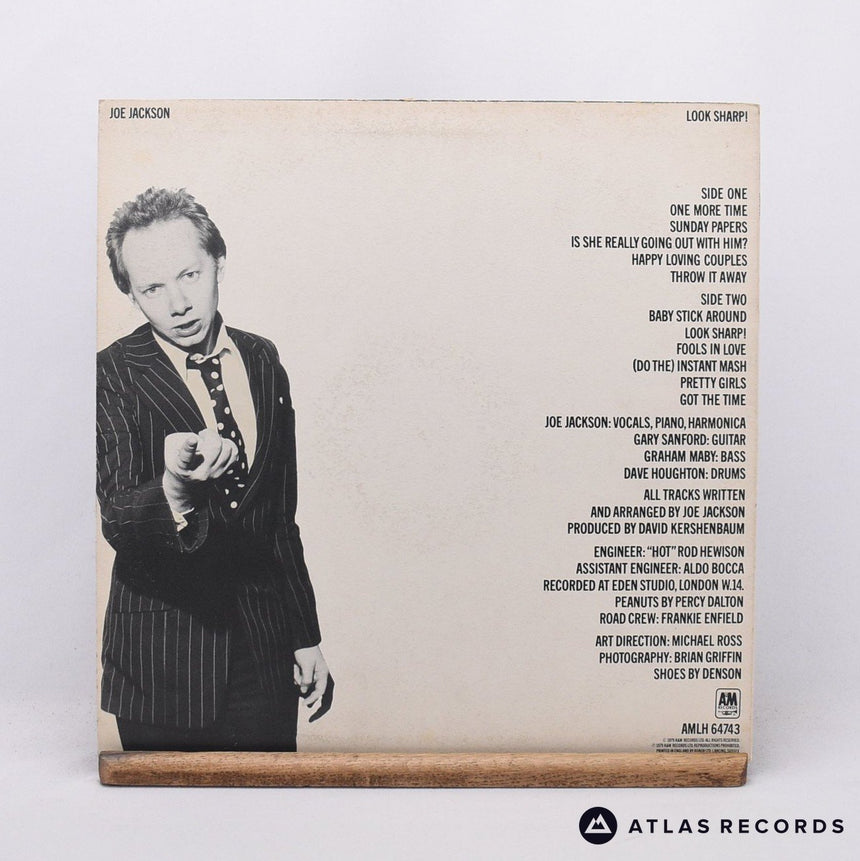 Joe Jackson - Look Sharp! - LP Vinyl Record - VG+/VG+