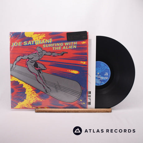 Joe Satriani Surfing With The Alien LP Vinyl Record - Front Cover & Record