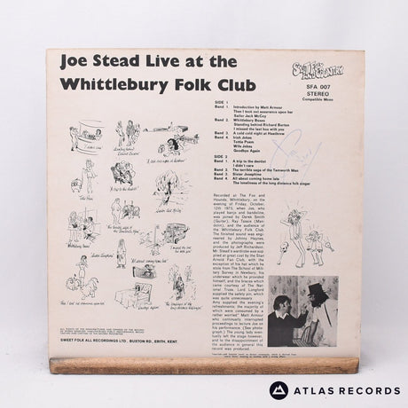 Joe Stead - Live At The Whittlebury Folk Club - +A +B LP Vinyl Record - EX/EX