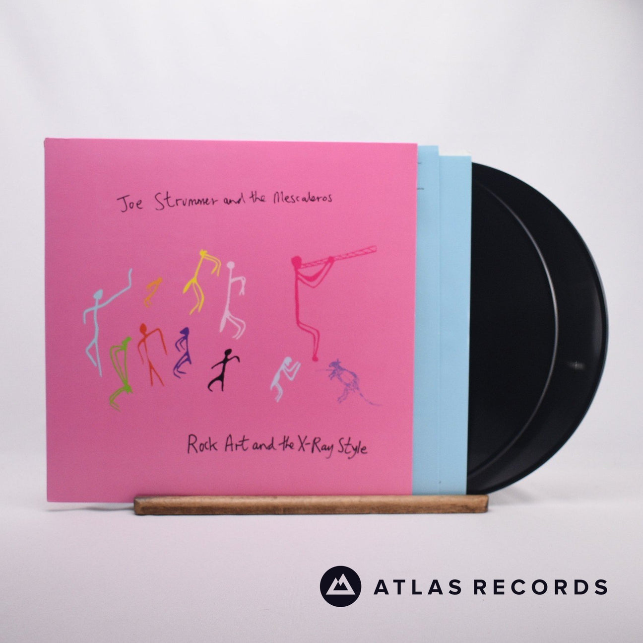 Joe Strummer & The Mescaleros Rock Art And The X-Ray Style 2 x LP + CD Vinyl Record - Front Cover & Record