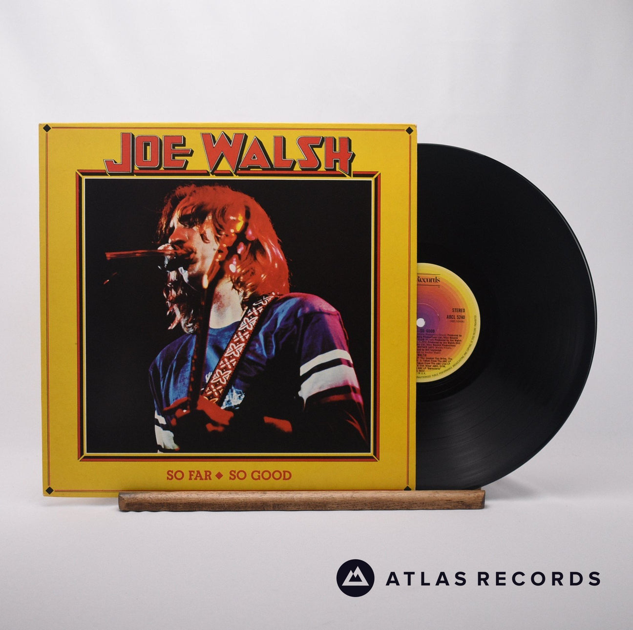 Joe Walsh So Far So Good LP Vinyl Record - Front Cover & Record