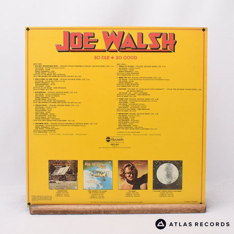 Joe Walsh - So Far So Good - LP Vinyl Record - EX/EX