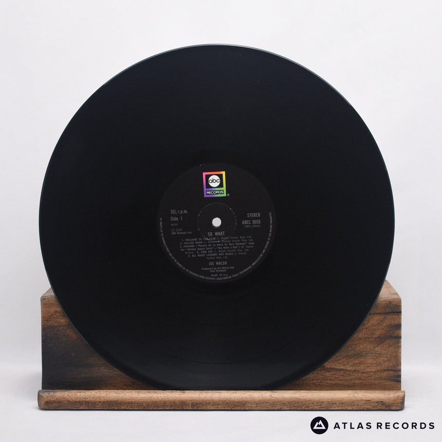 Joe Walsh - So What - LP Vinyl Record - EX/EX