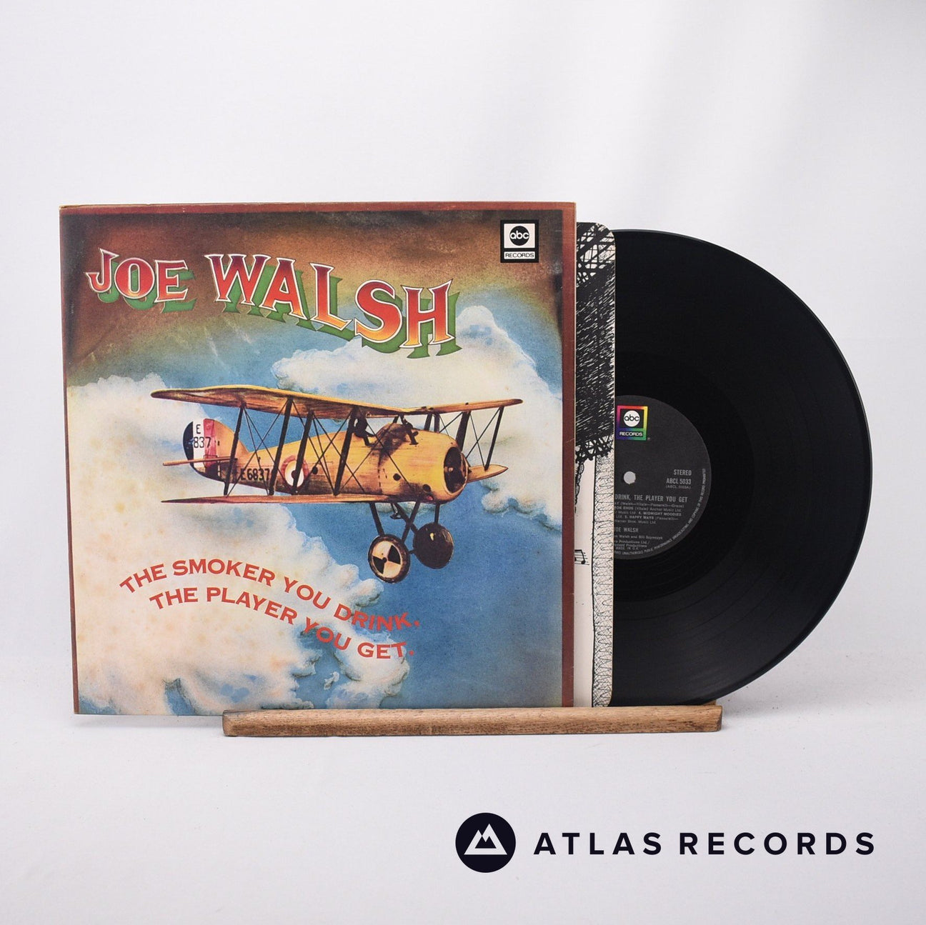 Joe Walsh The Smoker You Drink, The Player You Get LP Vinyl Record - Front Cover & Record