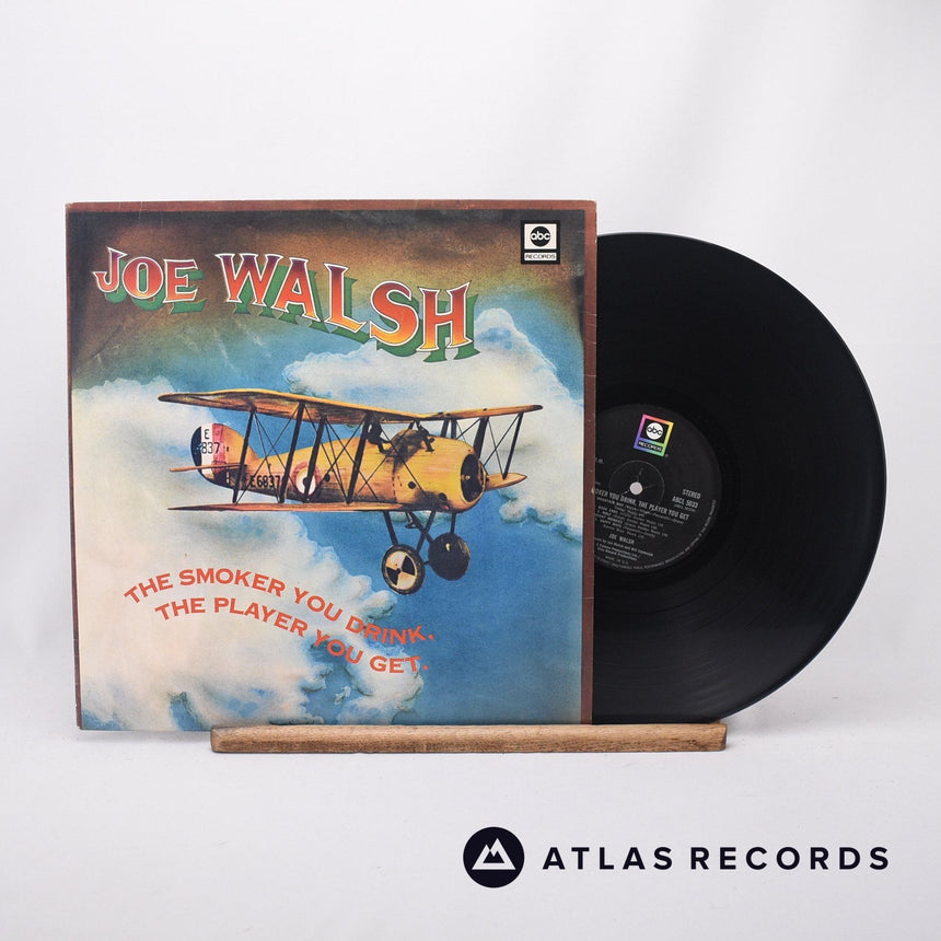 Joe Walsh The Smoker You Drink, The Player You Get LP Vinyl Record - Front Cover & Record