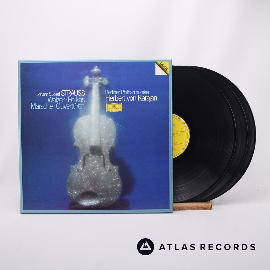 Johann Strauss Jr. Walzer • Polkas • Märsche • Ouvertüren 3 x LP Vinyl Record - Front Cover & Record