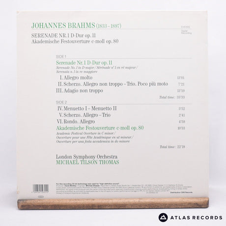 Johannes Brahms - Serenade Nr.1 - LP Vinyl Record - EX/EX