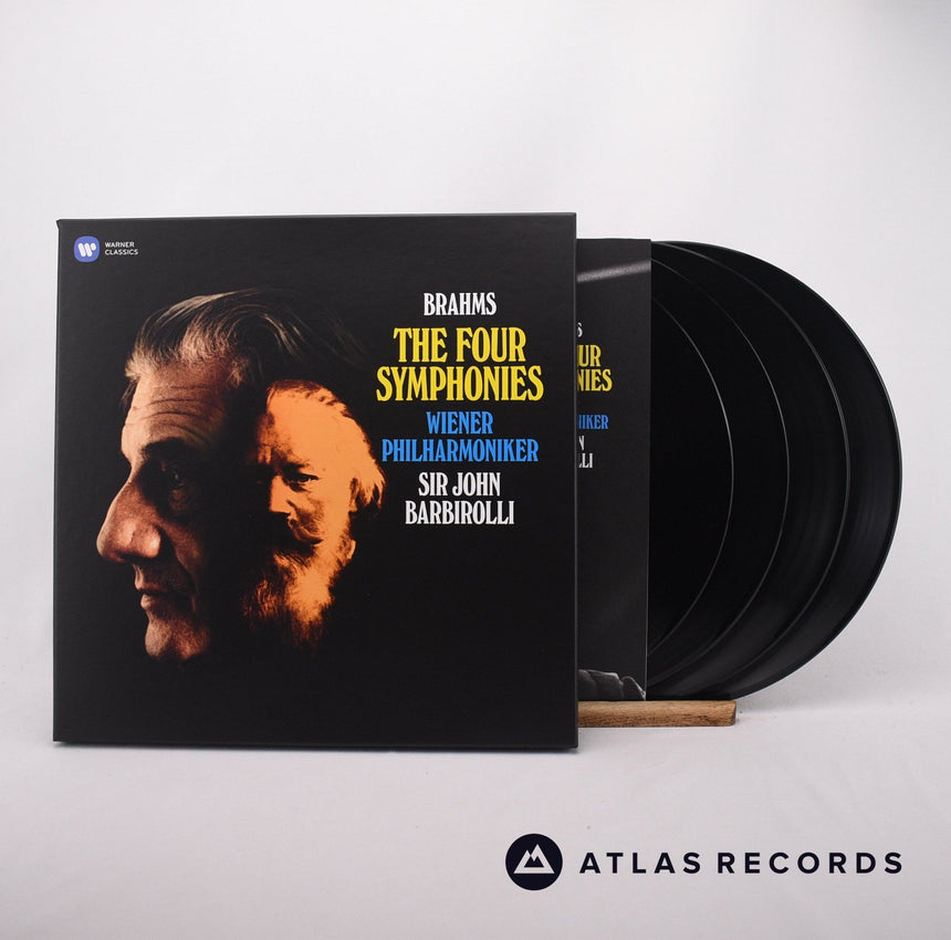 Johannes Brahms The Four Symphonies 4 x LP Vinyl Record - Front Cover & Record