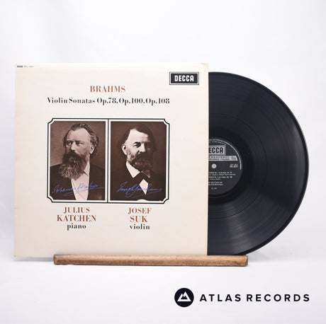 Johannes Brahms Violin Sonatas Op.78, Op.100, Op. 108 LP Vinyl Record - Front Cover & Record