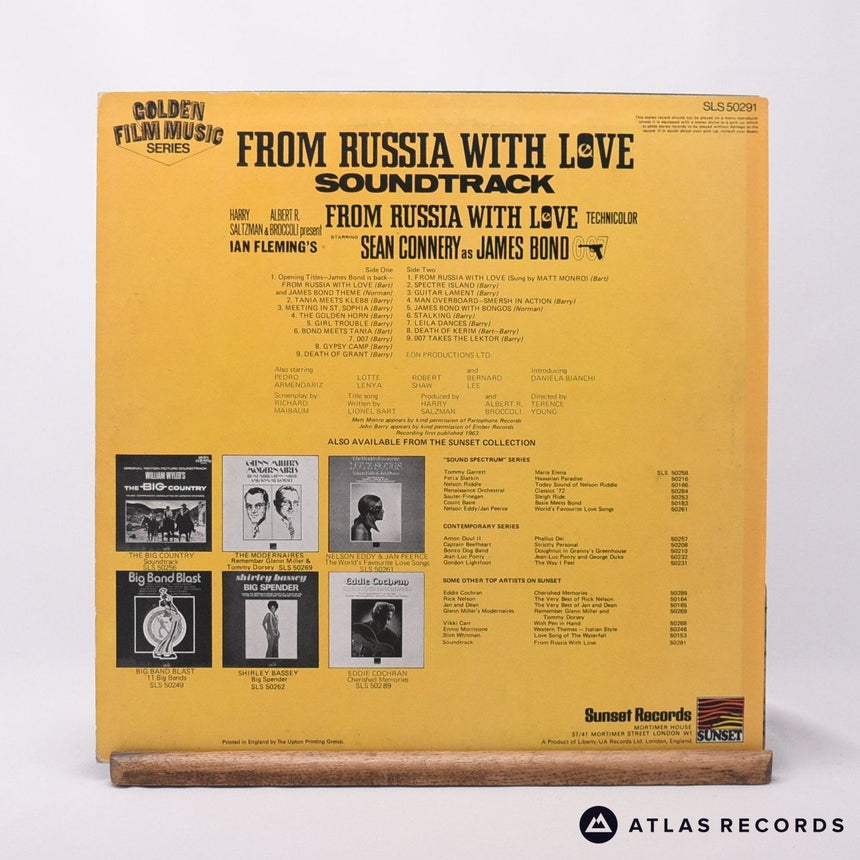 John Barry - From Russia With Love Soundtrack - LP Vinyl Record - VG+/VG+