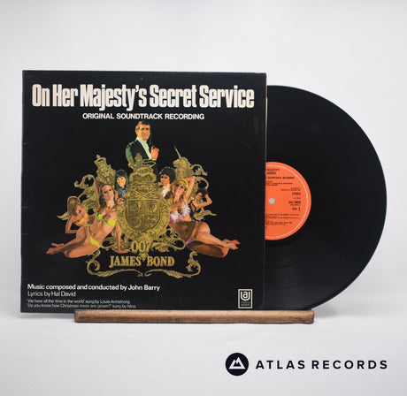 John Barry On Her Majesty's Secret Service LP Vinyl Record - Front Cover & Record