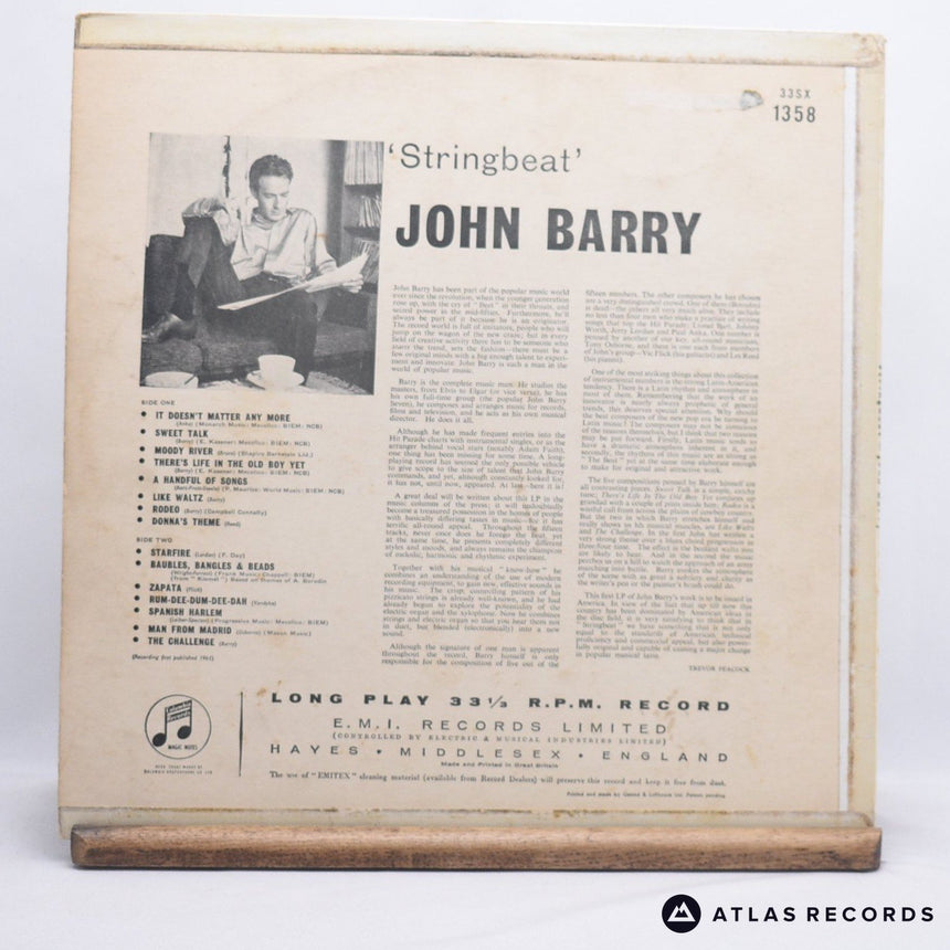 John Barry - Stringbeat - LP Vinyl Record - VG+/VG