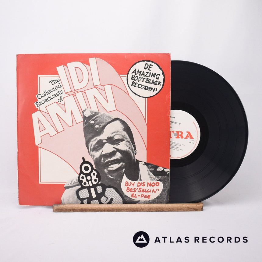 John Bird The Collected Broadcasts Of Idi Amin LP Vinyl Record - Front Cover & Record