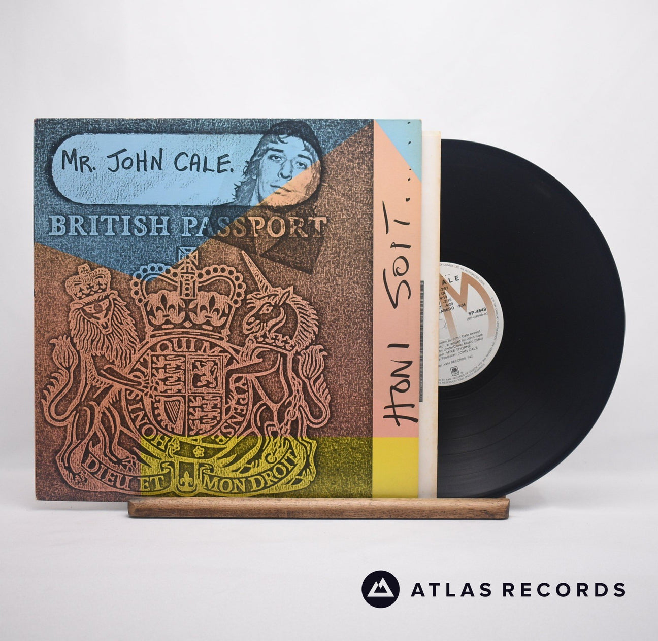 John Cale Honi Soit LP Vinyl Record - Front Cover & Record