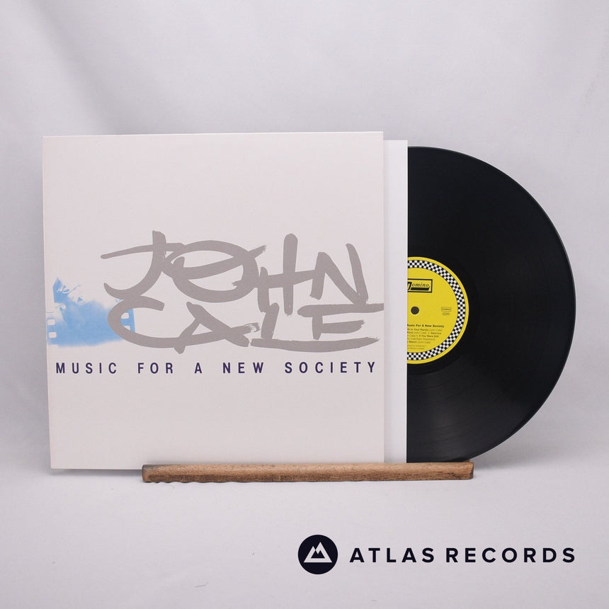 John Cale Music For A New Society LP Vinyl Record - Front Cover & Record