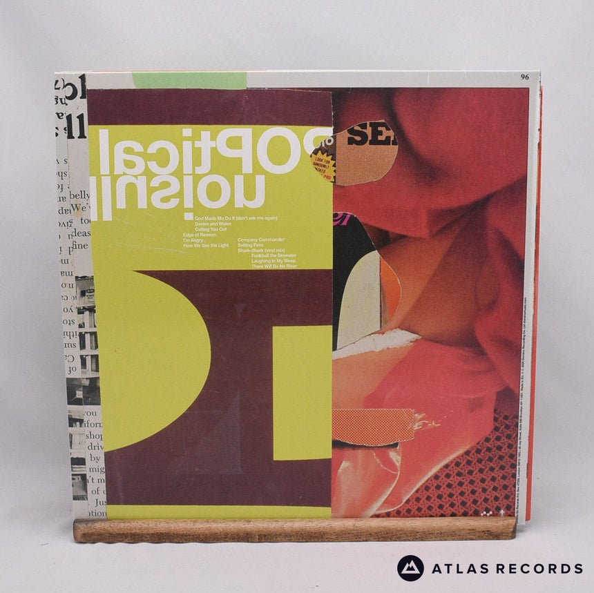 John Cale - Poptical Illusion - Green Pink A1 B 7" + 2 x LP Vinyl Record - NM/NM