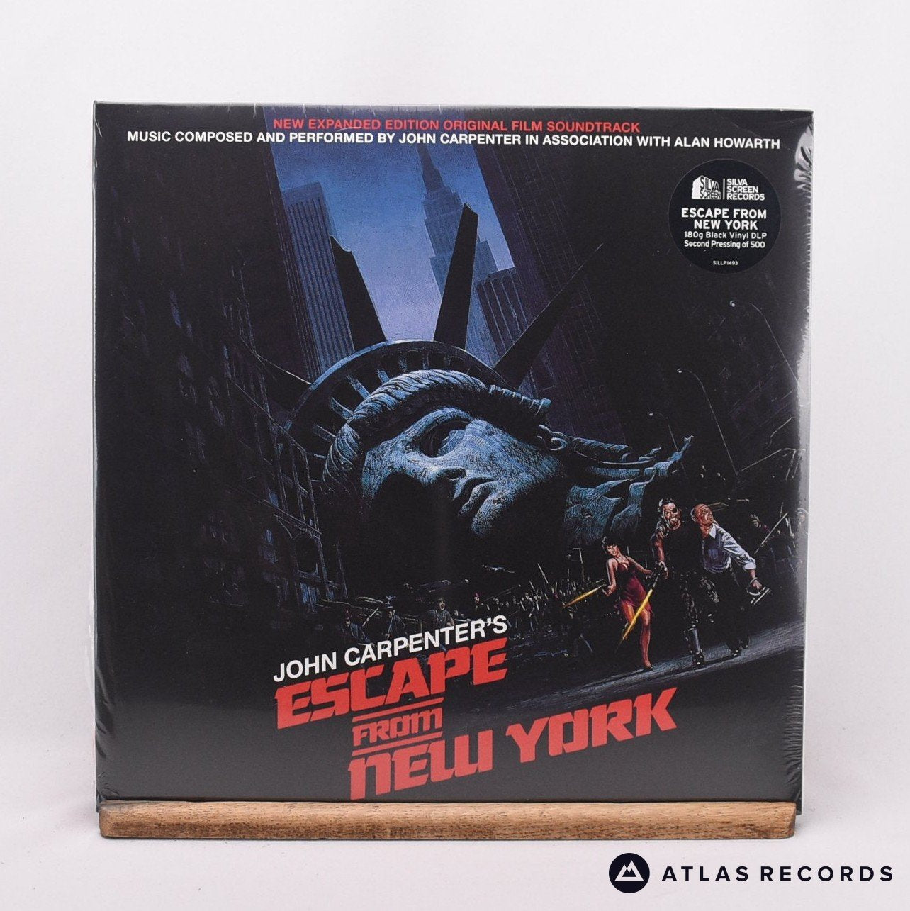 John Carpenter John Carpenter's Escape From New York 2 x LP Vinyl Record - Front Cover & Record