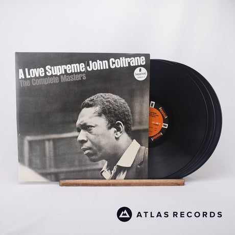 John Coltrane A Love Supreme: The Complete Masters 3 x LP Vinyl Record - Front Cover & Record