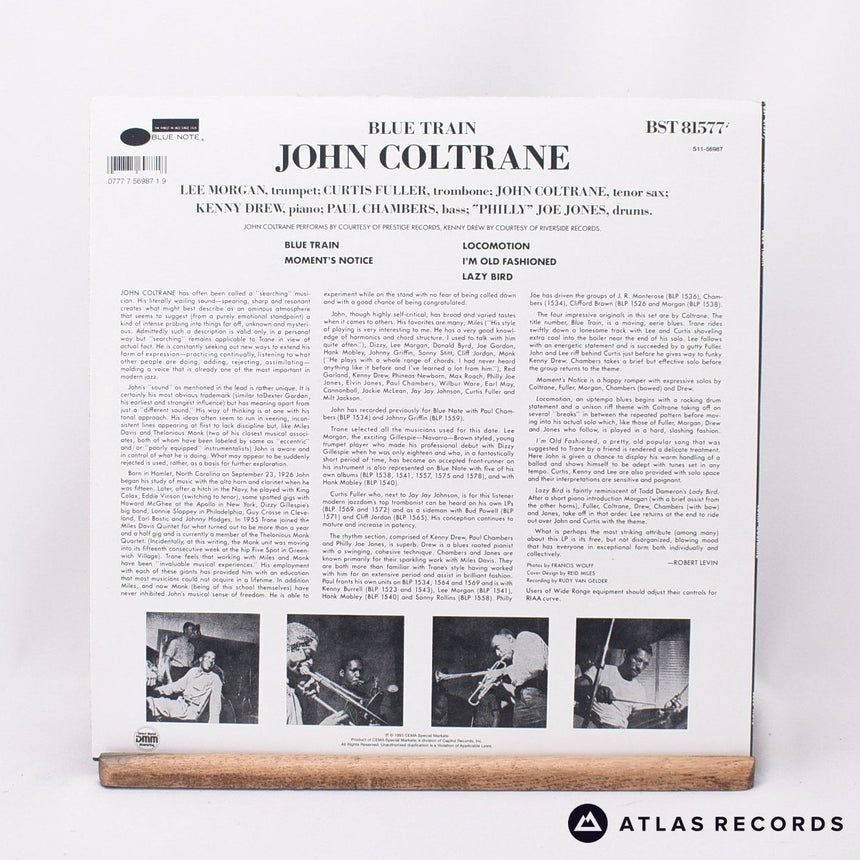 John Coltrane - Blue Train - Reissue Remastered Us Dmm LP Vinyl Record - EX/EX