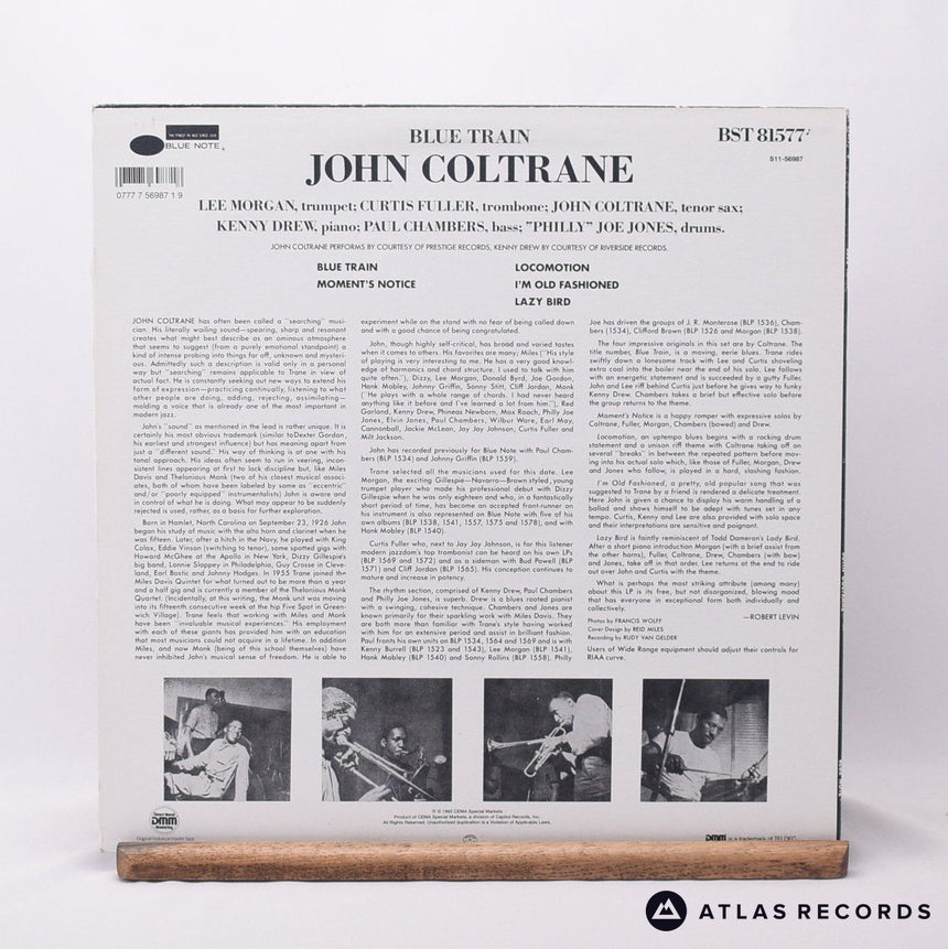 John Coltrane - Blue Train - Reissue LP Vinyl Record - VG+/VG+