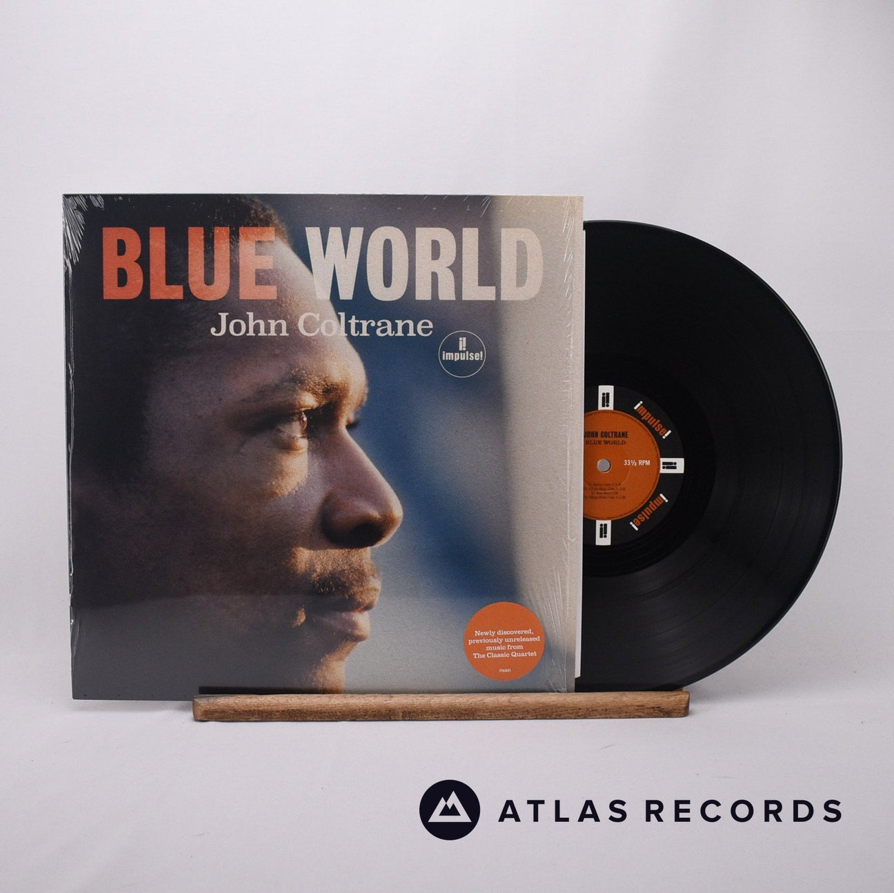 John Coltrane Blue World LP Vinyl Record - Front Cover & Record
