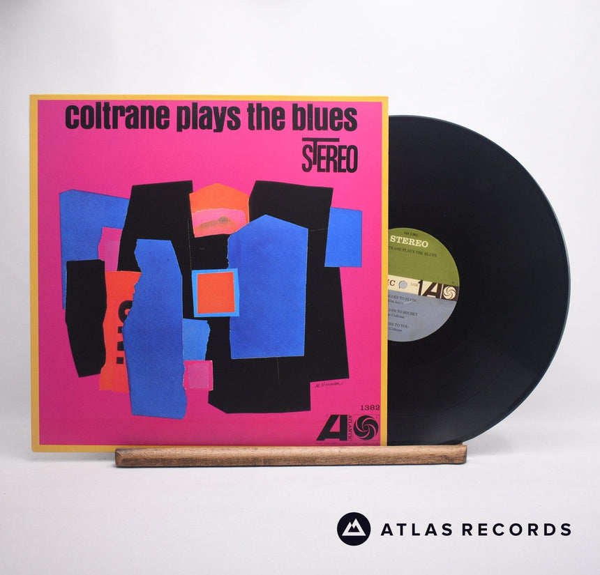 John Coltrane Coltrane Plays The Blues LP Vinyl Record - Front Cover & Record