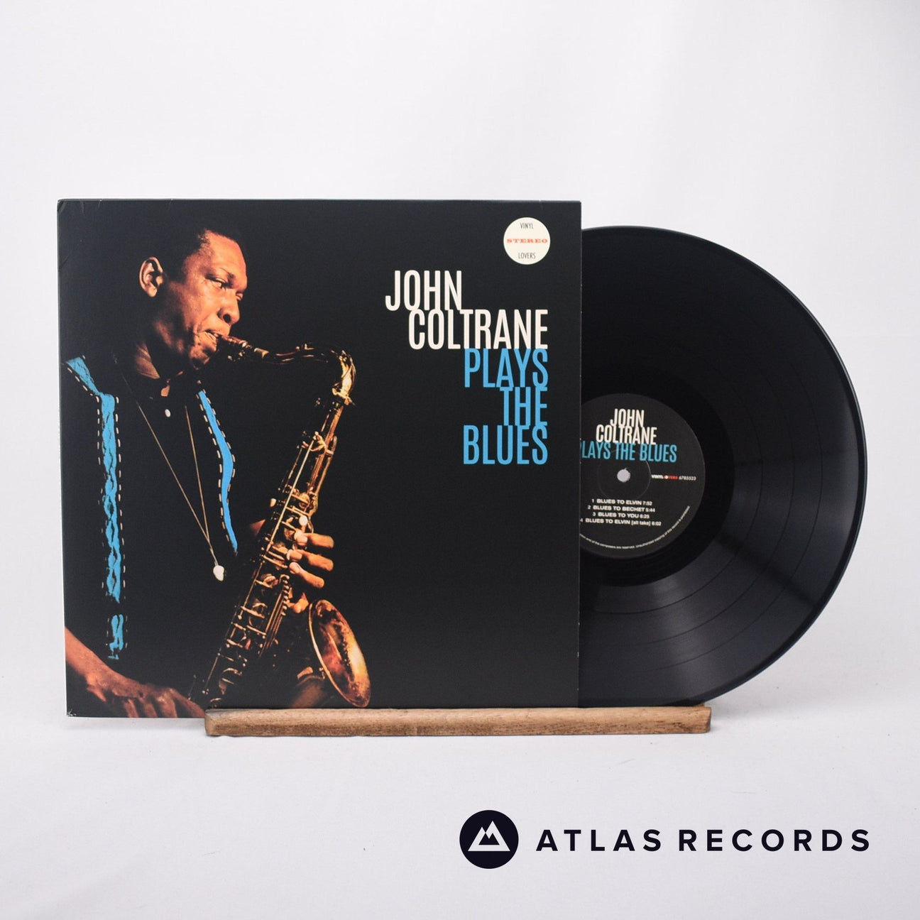 John Coltrane John Coltrane Plays The Blues LP Vinyl Record - Front Cover & Record