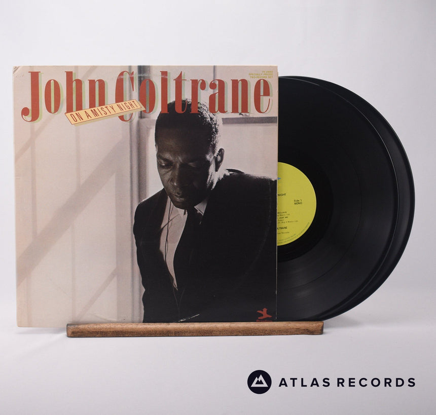 John Coltrane On A Misty Night Double LP Vinyl Record - Front Cover & Record